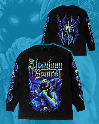 ATLANTEAN SWORD - Barbarian - LS T-Shirt